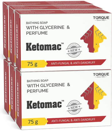 Ketomac Freshness ketomac Soap for All Skin Type ( Pack of 6 )