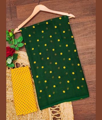 ANAND SAREES Georgette Printed Ilkal Saree With Unstitched Blouse Piece ( Multicolor )