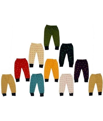 DIAMOND EXPORTER Pack of 10 Boys Cotton Trackpant ( Multicolor )