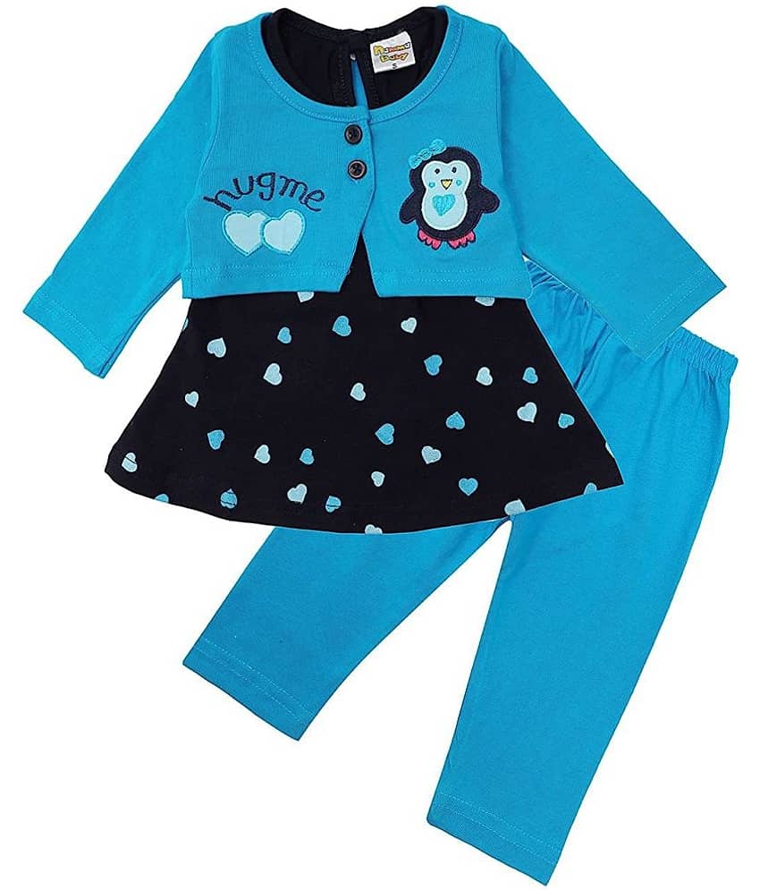 NammaBaby Pack of 1 Baby Girls Cotton Blend Dresses ( Multi )