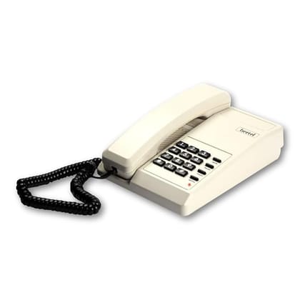 Beetel B11 Corded Landline Phone, Ringer Volume Control, LED Ring Indication, Wall/Desk Mountable, Classic Design, Clear Call Quality, Mute/Pause/Flash/Redial Function (Made in India)(Warm Grey)(B11)