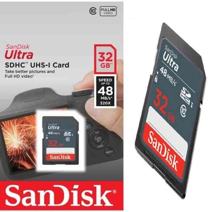 SANDISK CAMERA CARD SD 32 GB