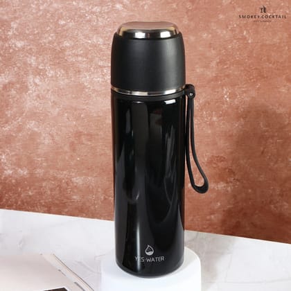 DOUBLE WALL FLASK MUG-Black