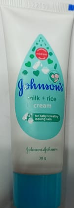 Johnson milk+rice cream for baby healthy looking skin 30g