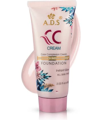 A.D.S. One Touch Instant Makeup CC Cream Medium 60 g