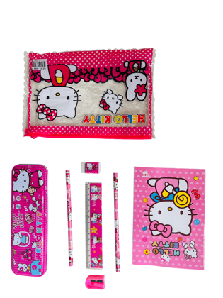 Stationary set box and pouch