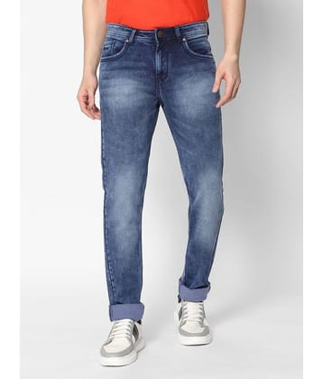 HJ HASASI - Indigo Blue Cotton Regular Fit Men's Jeans ( Pack of 1 )
