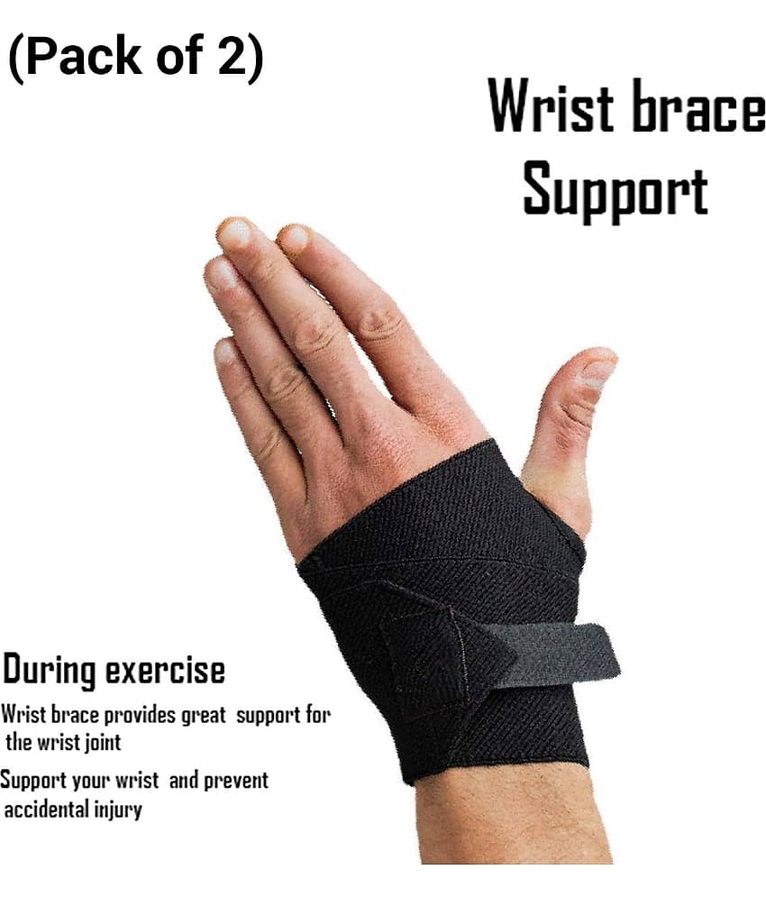 Webster Black Wrist Supports