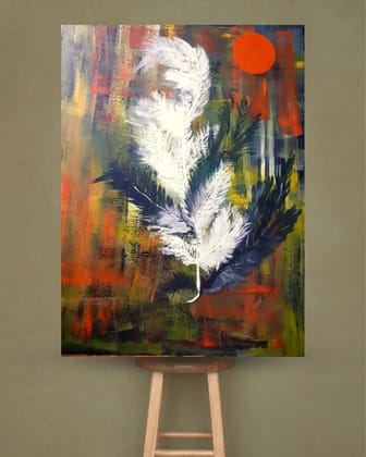 Acrylic Serene Hand-Painted (Nature)