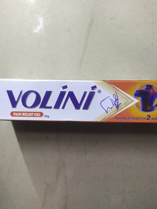Volini Pain relief gel Pain relief starts in 2 mins 