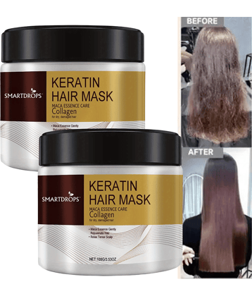 Smartdrops Shine Enhancing Hair Mask For Straight Hair ( Pack of 2 )