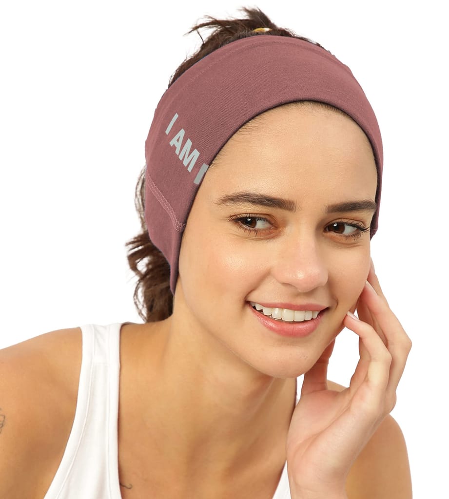 FREECULTR Unisex Bamboo Bandana, Anti Microbial Super Soft & Comfort Fit, Breathable Multipurpose Headband, Face Mask for Dust Protection and Sun - Size Printed Pack of 2-Cuban Peach, Pilot Blue