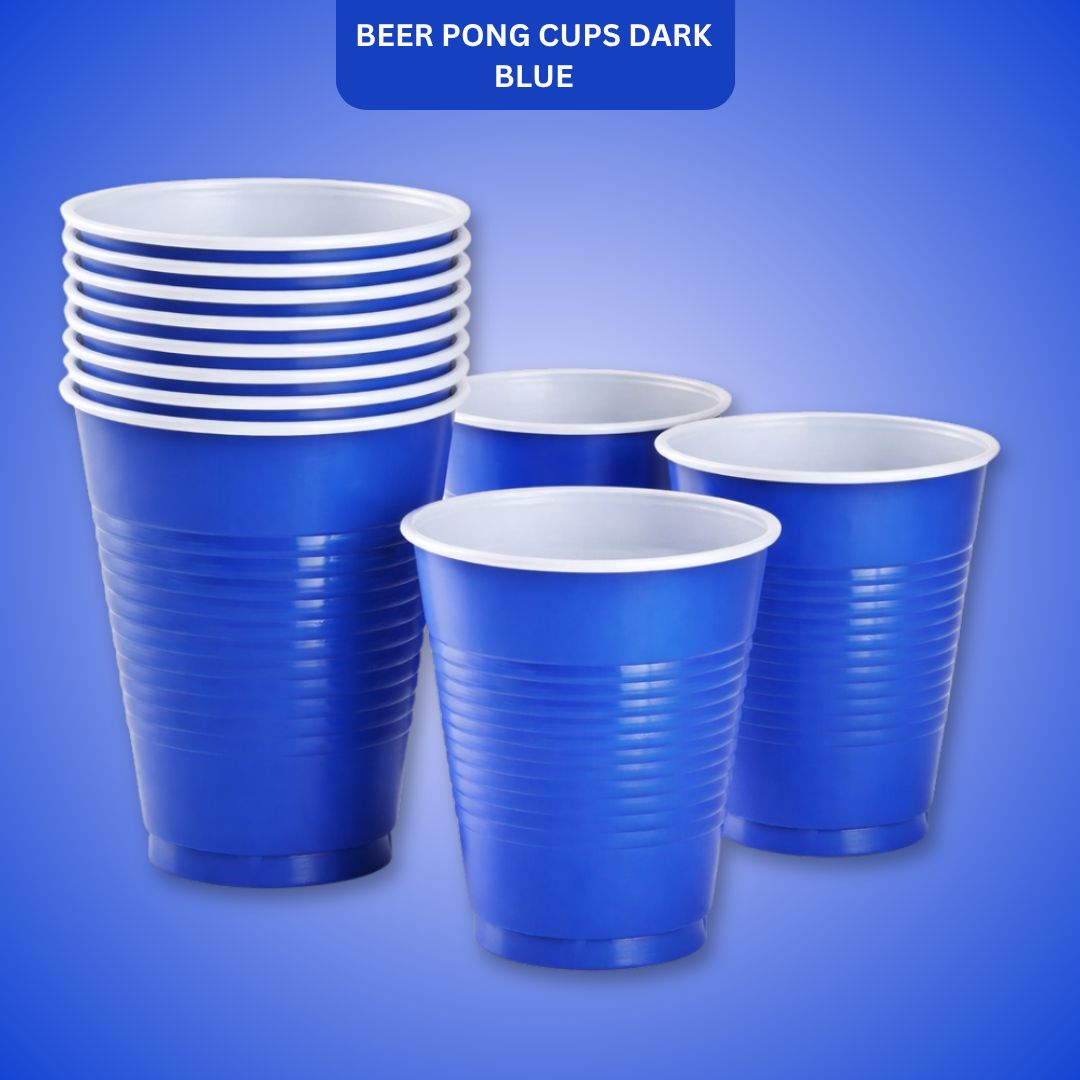 Beer Pong Cups Dark Blue - 20PC