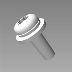 SCREW WASHER 4X12