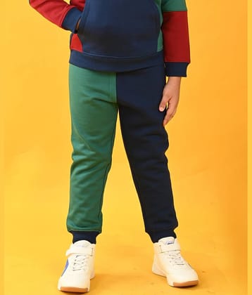 ANTHRILO Pack of 1 Boys Fleece Tracksuit ( Navy )