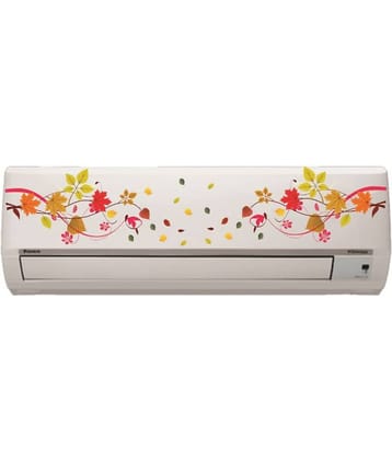 Sticker Studio AC Sticker Split Air Conditioner Sticker Floral Sticker ( 21 x 91 cms )