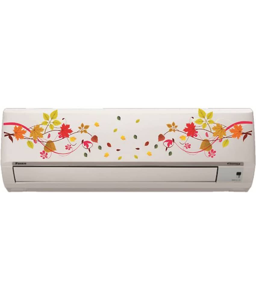 Sticker Studio AC Sticker Split Air Conditioner Sticker Floral Sticker ( 21 x 91 cms )