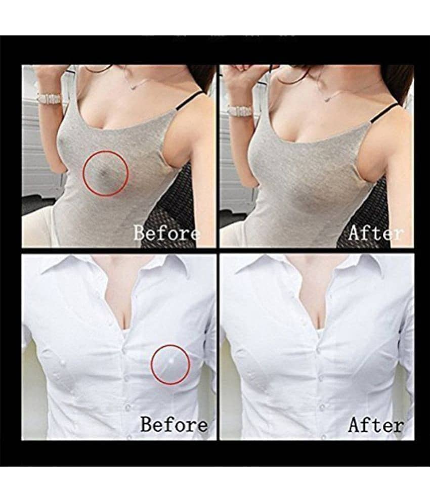 Silicone Nipple Covers Reusable Comfortable Invisible Adhesive Silicone Pasties for Women 1 Pair