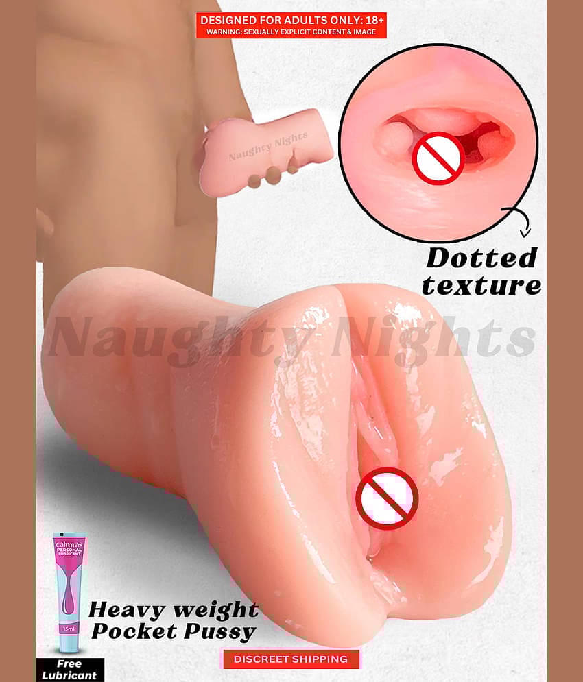 Realistic Masturbator American Girl Pocket Pussy Masturbation Toy For Men + Free Lubricant