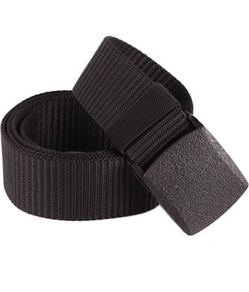 Infispace - Beige Nylon Men's Formal Belt ( Pack of 1 )