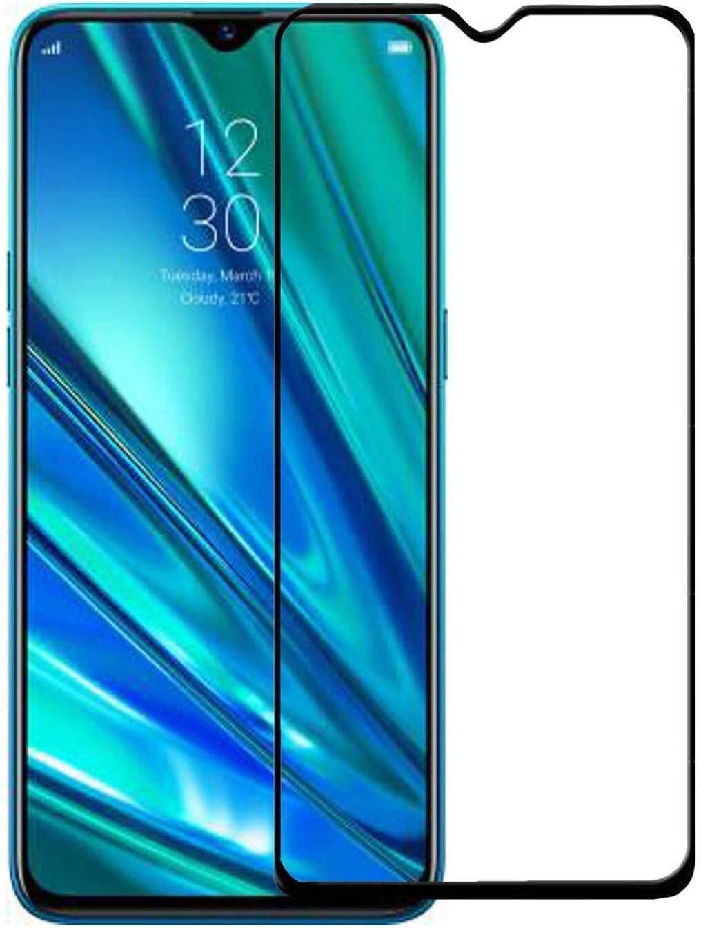 PLUGTECH Advanced Tempered Glass With Anti-Explosion 9H Hardness Edge-To-Edge Coverage Screen Guard for TECHNO CAMON12