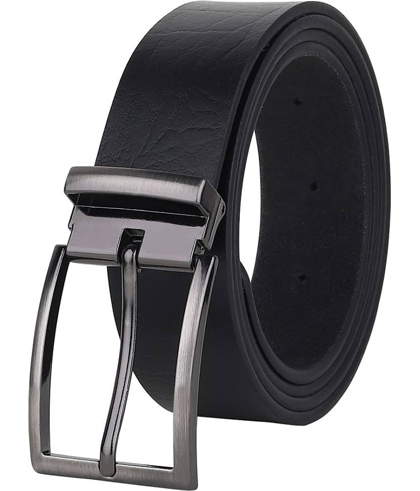 SUNSHOPPING - Black 100% Leather Men's Formal Belt ( Pack of 1 )