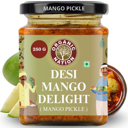 Foodsbay India Mango Pickle | Traditional Aam Achar | 250 g Foodsbay India Mango Pickle | Traditional Aam Achar | 250 g