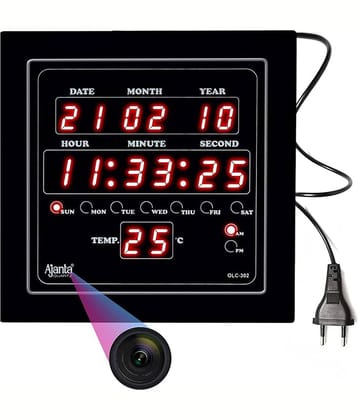 Vizio Digital clock SPY Wi-Fi Shelf 1080 Camera