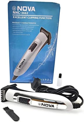 Nova NHC-3662 Excellent Clipping Function Cordless Trimmer For Men, Multicolour