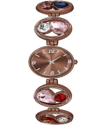 Renaissance Traders Multicolor Metal Analog Womens Watch