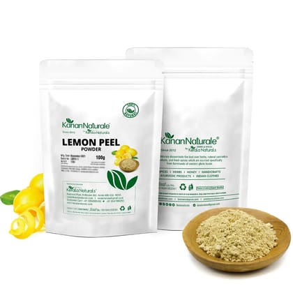 Kanan Naturale Lemon Peel Powder 200 gm ( 100 gm x 2 Packs )  by Kerala Naturals