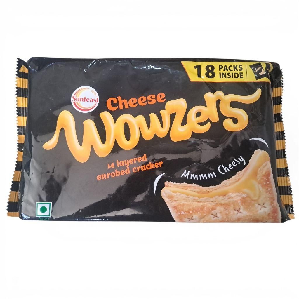 SUNFEAST WOWZERS CHEESE BISCUITS 288GM