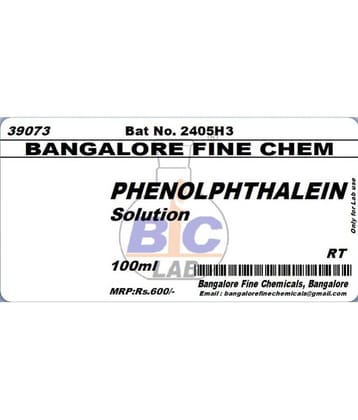 PHE-NOL-/PHTHALEIN INDICATOR SOLUTION - 100ml