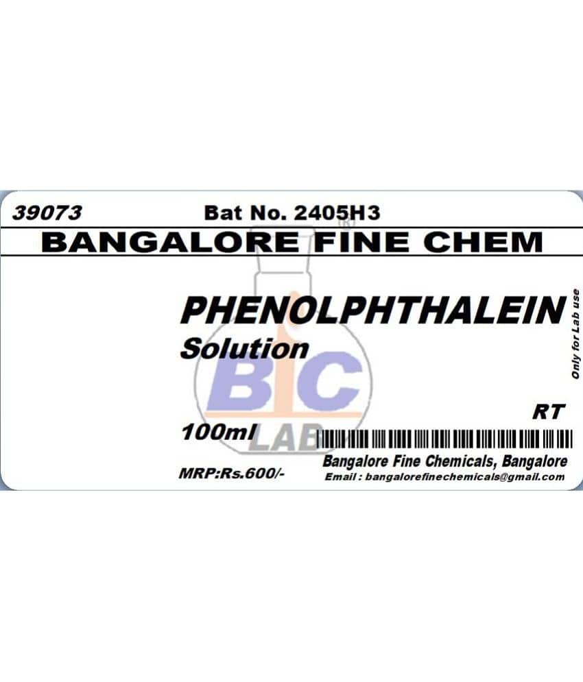 PHE-NOL-/PHTHALEIN INDICATOR SOLUTION - 100ml