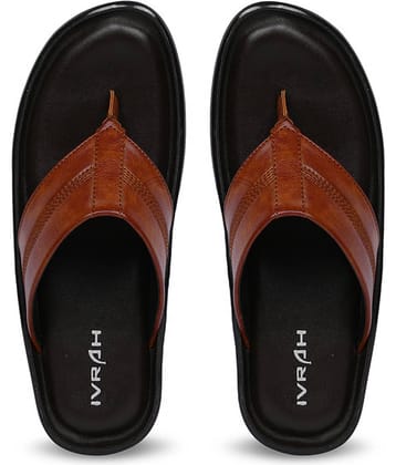 IVRAH - Brown Men's Leather Slipper