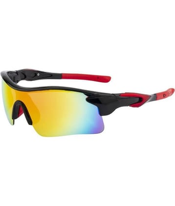 Clark n' Palmer - Red Wrap Around Sunglasses ( SM 115 )