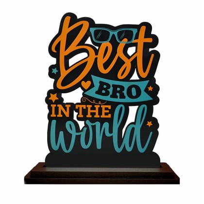THE MAGICAL GIFTS BEST BRO IN THE WORLD Table top frame for your Brothers | 8x8