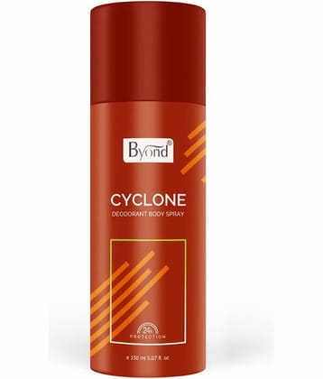 BYOND Cyclone Deodorant Spray for Men,Women,Unisex 150 ml ( Pack of 1 )