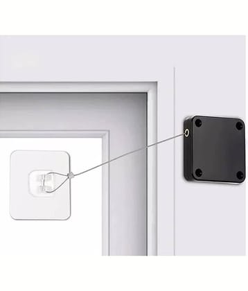 RAMDEV ENTERPRISE Automatic Closer Door for Bedroom/Room/Storm | Automatic Sensor Door Closer, Multifunctional Door Closer, Residential Commercial Auto Door Closer with Steel Drawstring Pack of 1(Automatic).