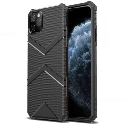 X-Armor Military Series Shock Proof Back Cover for Apple iPhone 11 Pro 5.8 inch, Black