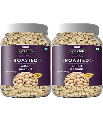 Agri Club Roasted Salted Peanut 500gm (pack of 2) Each 250gm