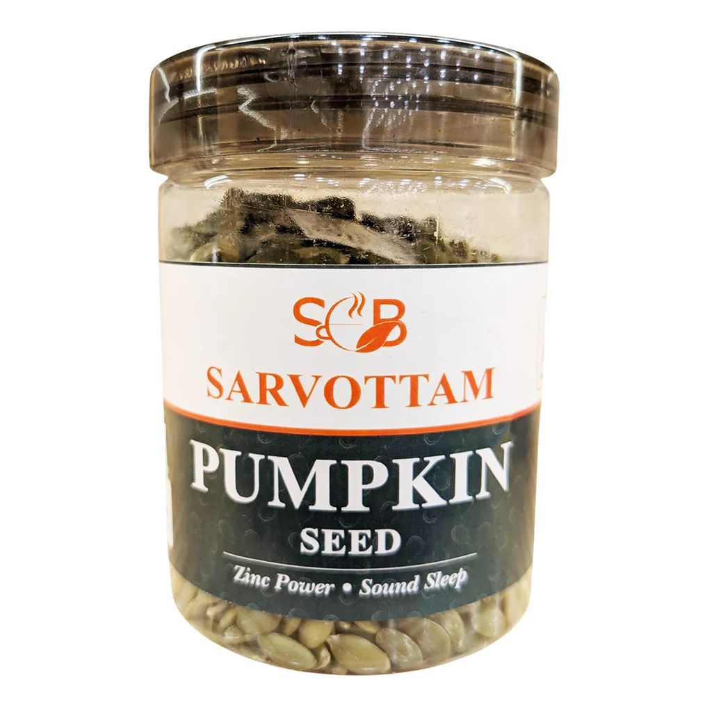 Sarvottam Pumpkin Seeds Box 250g | Premium Raw Pepita Seeds | Rich in Protein, Magnesium & Zinc | Superfood for Immunity, Heart Health & Weight Management