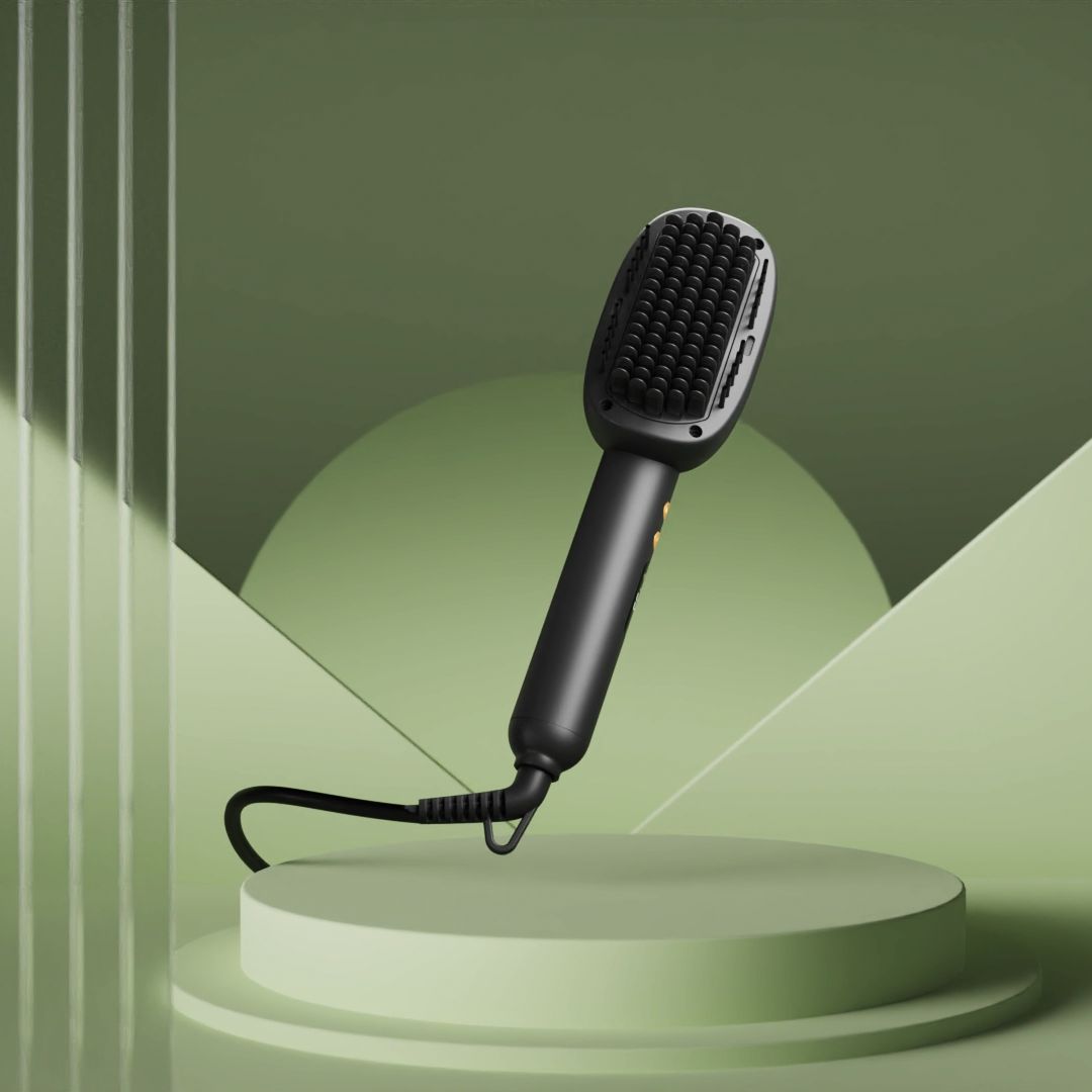 Hair Straightening Brush | Fast Heat Up & Anti-Burn Bristles Hair Straightening Brush | Fast Heat Up & Anti-Burn Bristles - Default Title