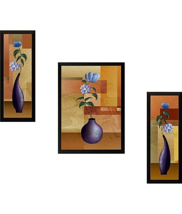 Saf - Floral Painting With Frame