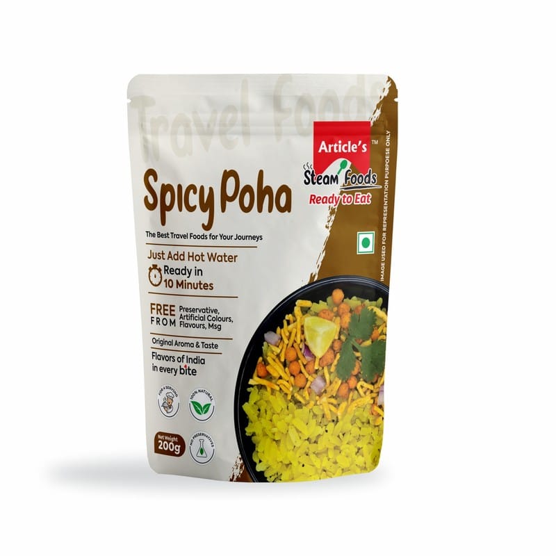 Article’s Ready to Eat Poha – Spicy Indori Flavour 200g