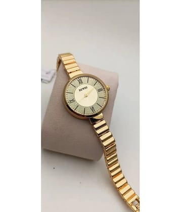 EEWHI Gold Metal Analog Womens Watch