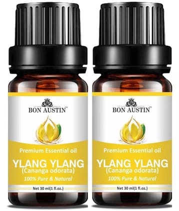 Bon Austin Ylang-Ylang Essential Oil Aromatic 30 mL ( Pack of 2 )