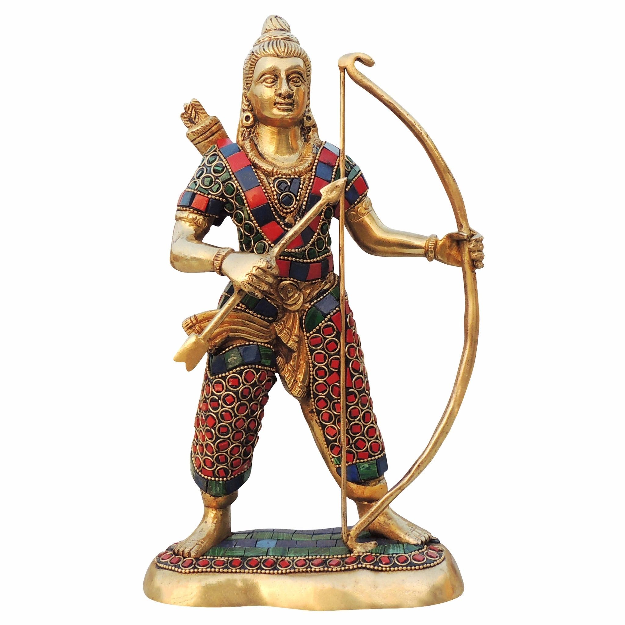 Brass Showpiece Ram Ji God Idol Statue (BSMAS1358 D)