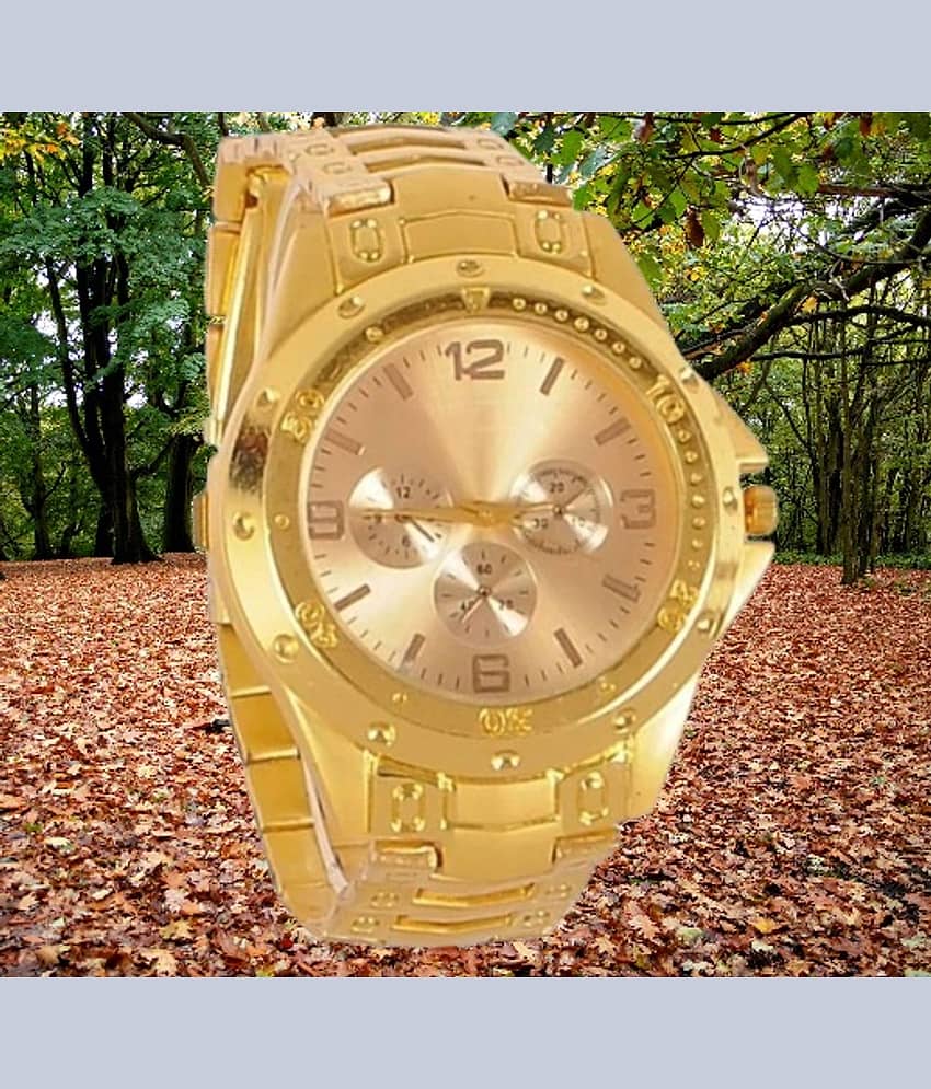 Axton Gold Stainless Steel Analog Men's Watch