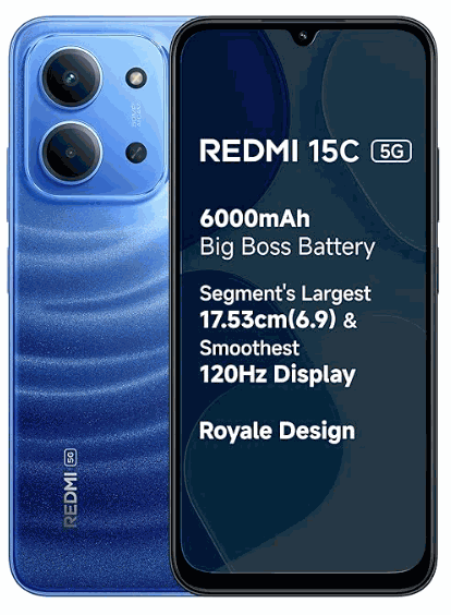 Redmi 15C 5G 8 GB + 128 GB Moonlight Blue